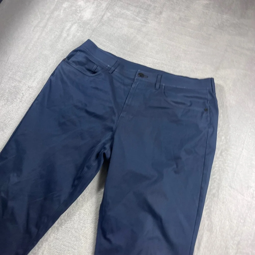 Public Rec All Day Every Day 5-Pocket Pants Navy Blue Mens 34x30 Travel Chino